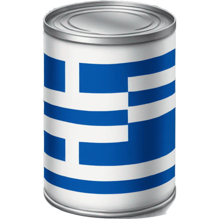 Tin can Greek flag  emoji