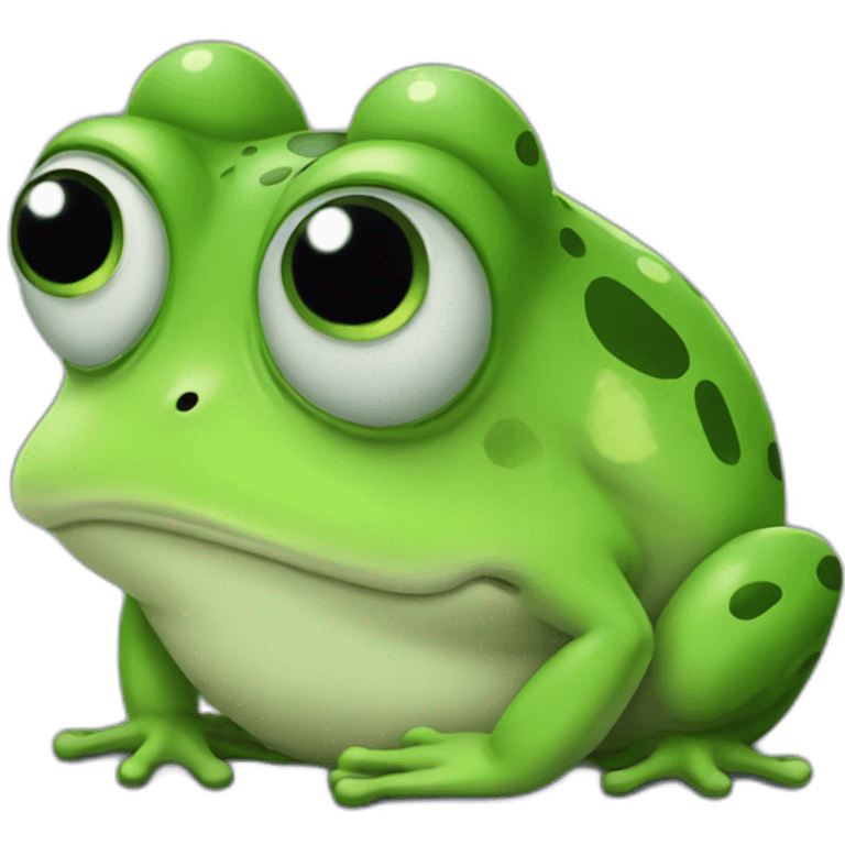 mr frog sad emoji