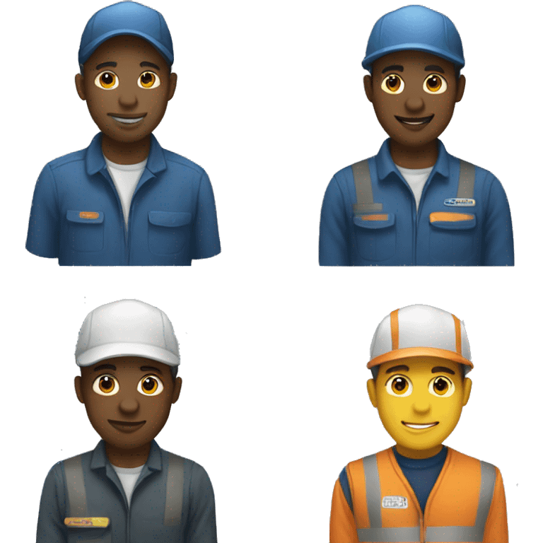 Truck crew emoji