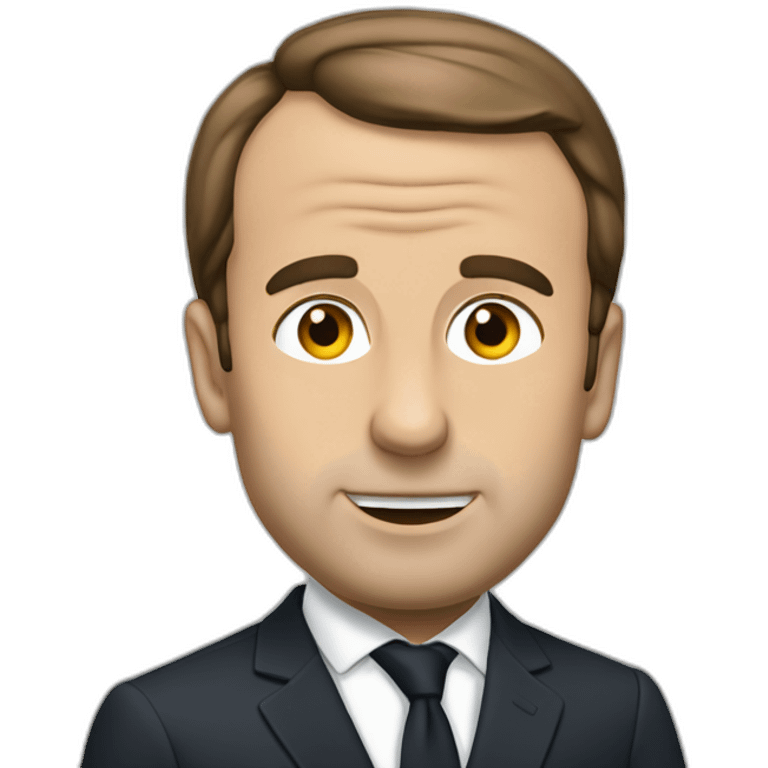 Macron qui fumé emoji