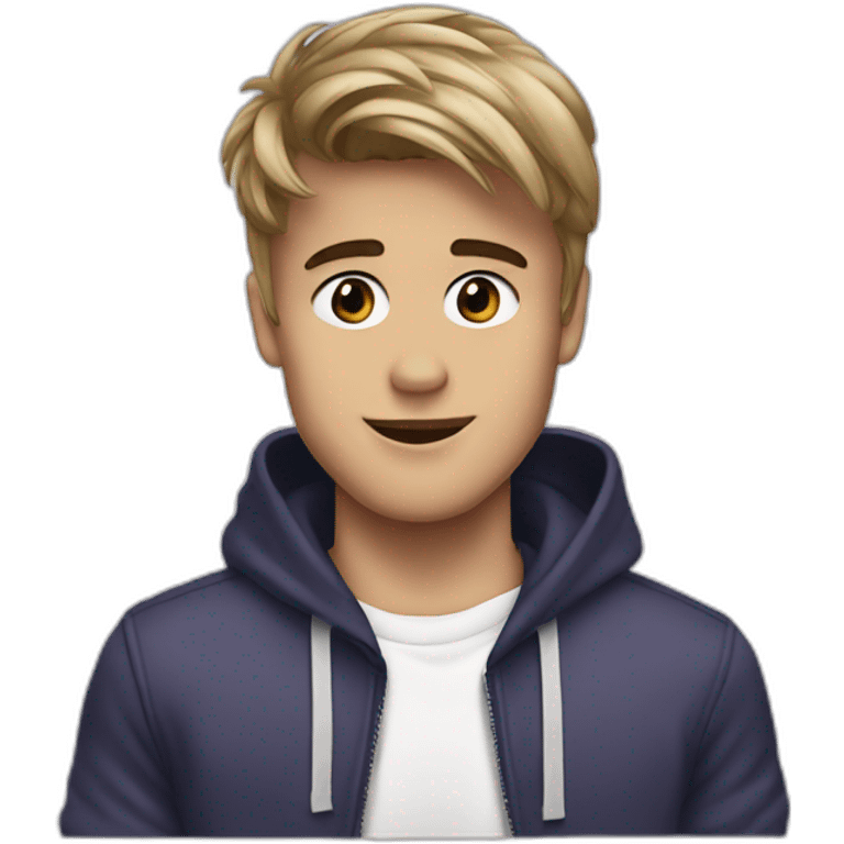 Justin bieber in love emoji