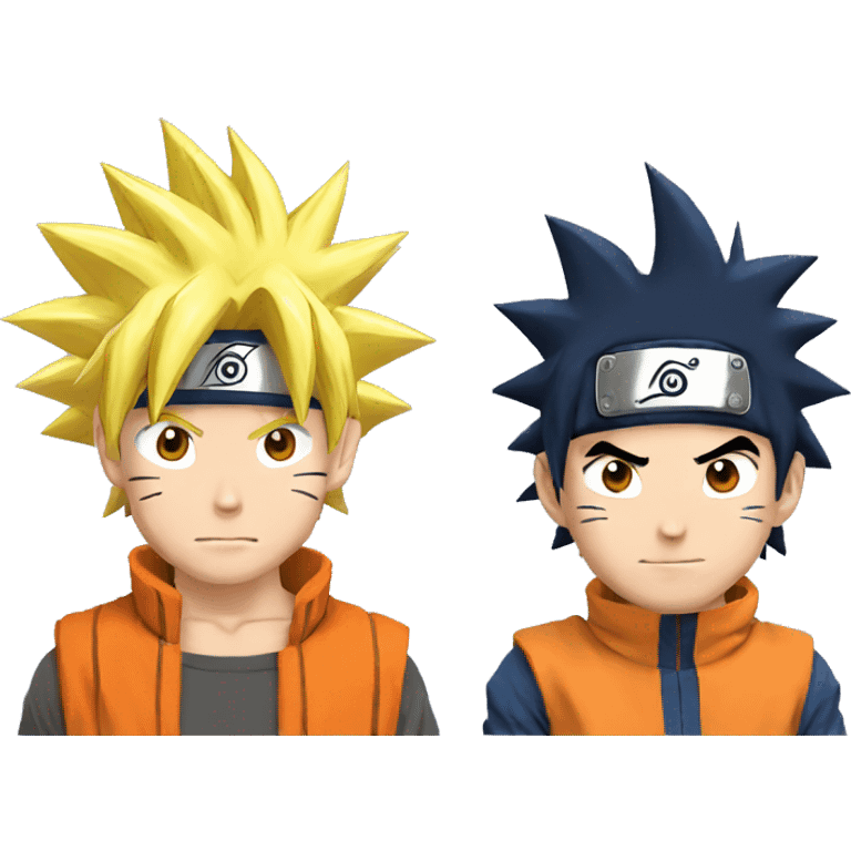 Goku and naruto emoji