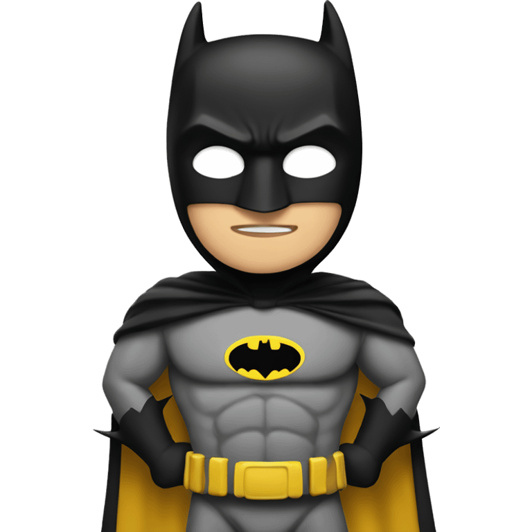 Batman with love emoji