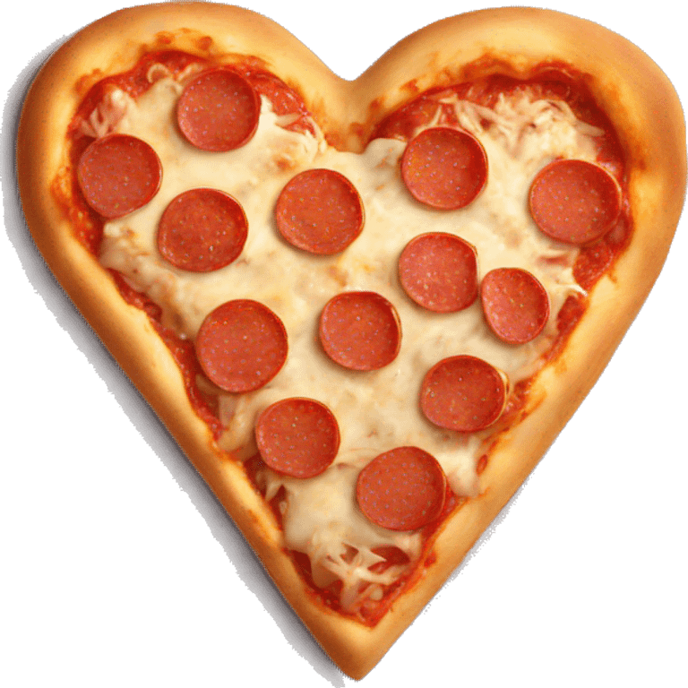 heart shape pizza emoji