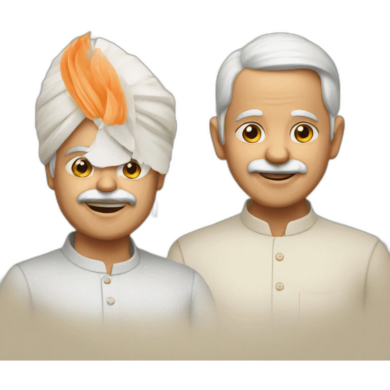 Hi bro in Modi ji emoji