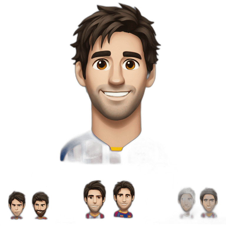 Messi faire kaka emoji