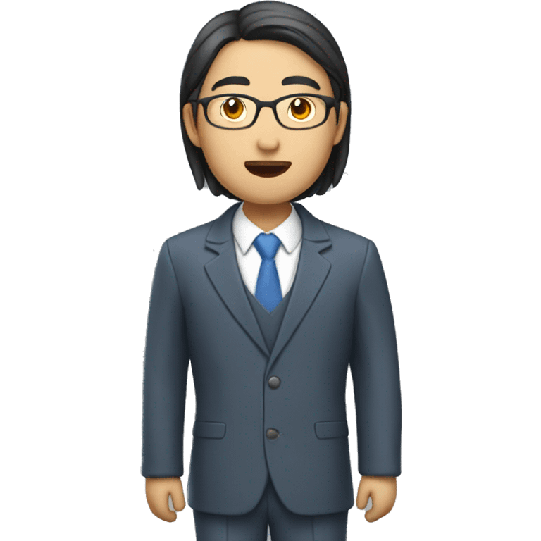 Asian teacher of Englih emoji