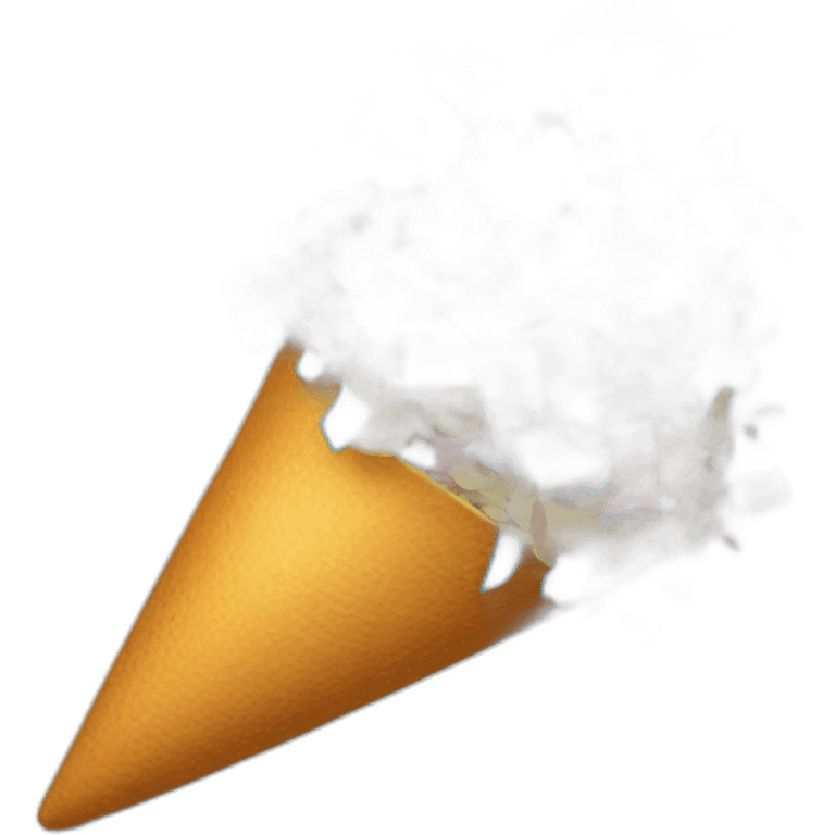 confetti from a cone emoji