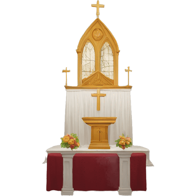 Church altar emoji