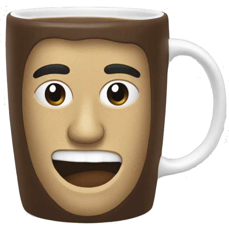 Realistic Mexican coffee mug. emoji