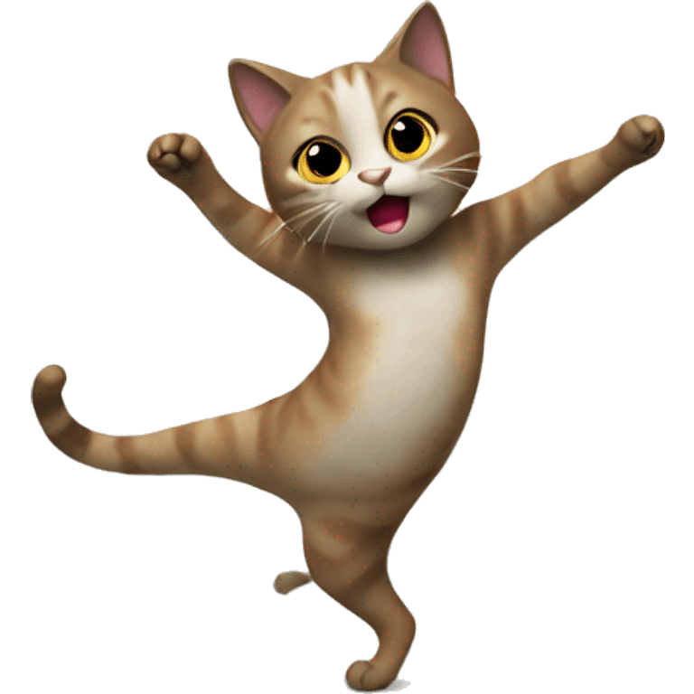 Cat dancing  emoji