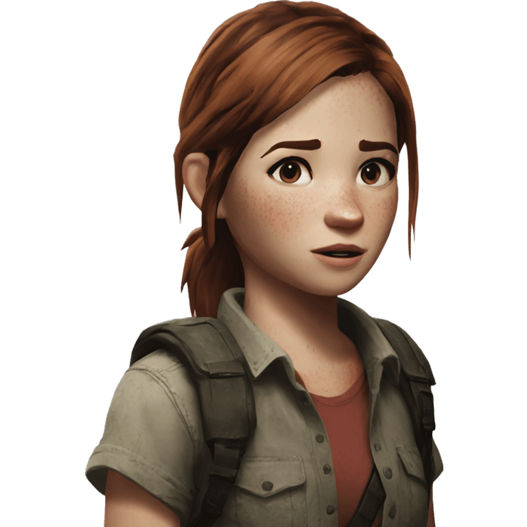 Ellie the last of us Little bit dezoom emoji