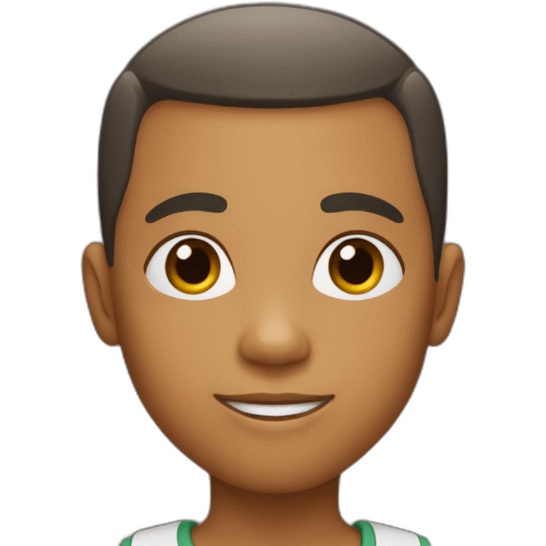 Black boy, with buzz cut,  emoji