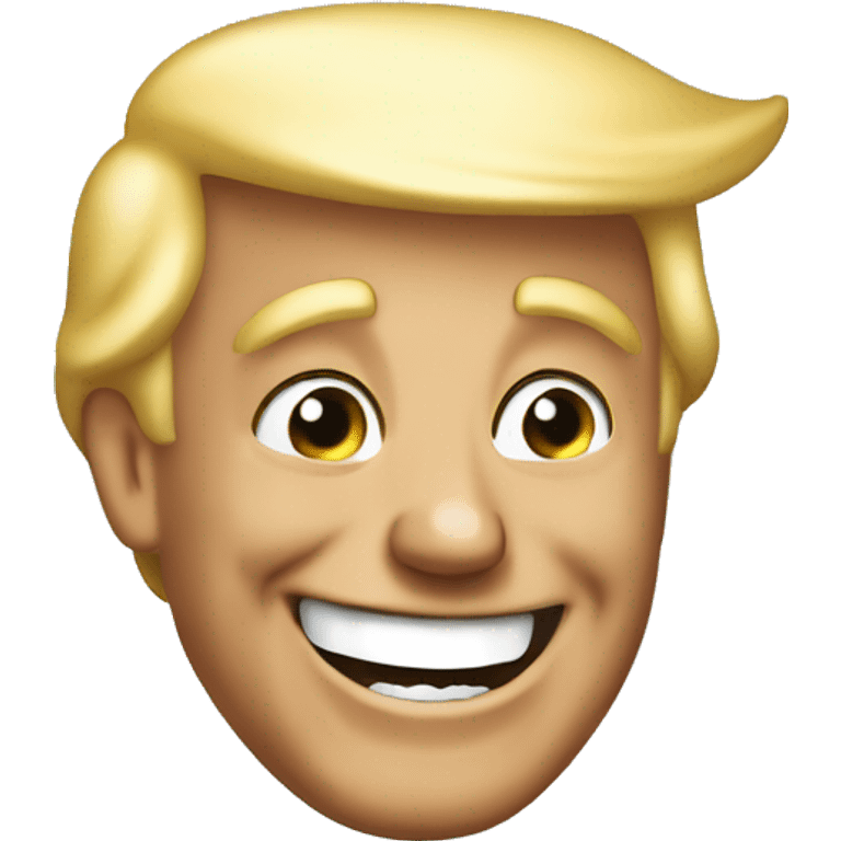 Donal Trump laughing emoji