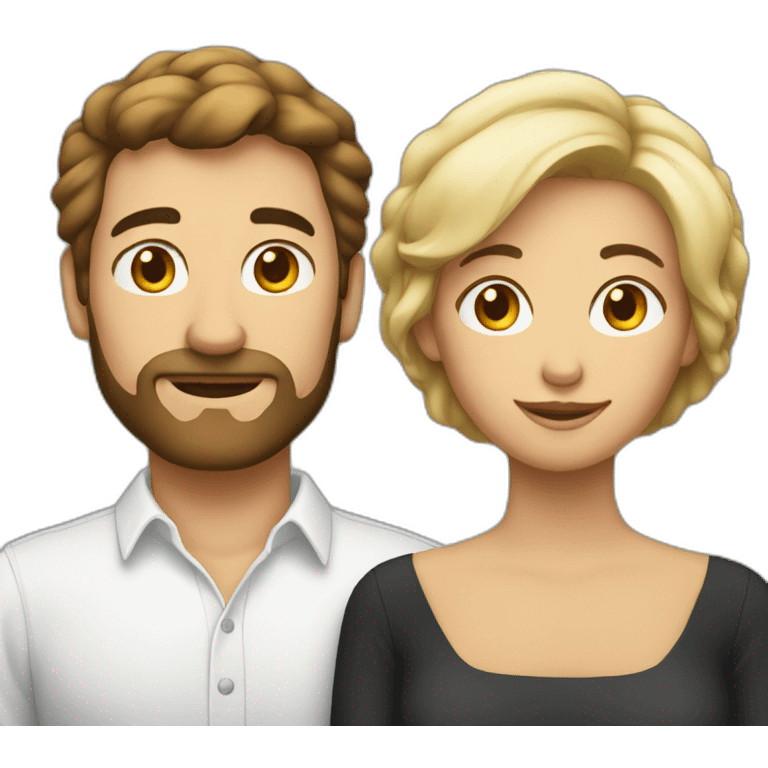 homme avec une femme emoji