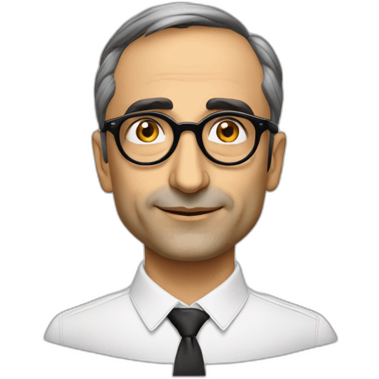 eric-zemmour-lunettes de vue rondes emoji