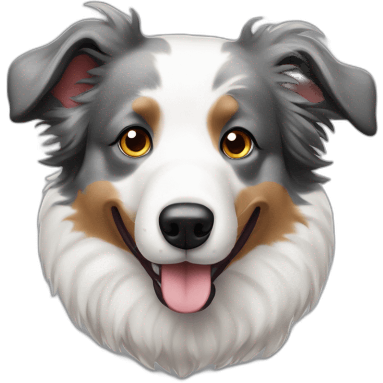 Seal merle Border collie emoji