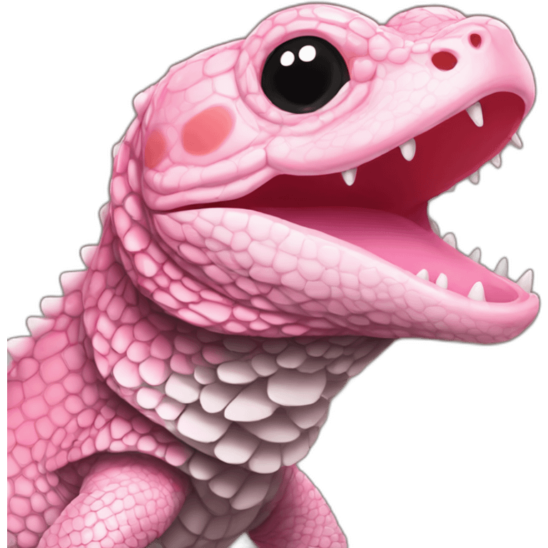 tegu lizard pink emoji