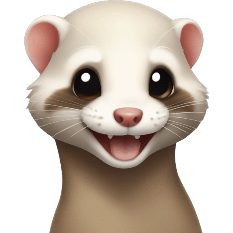 ferret-smile-cute emoji