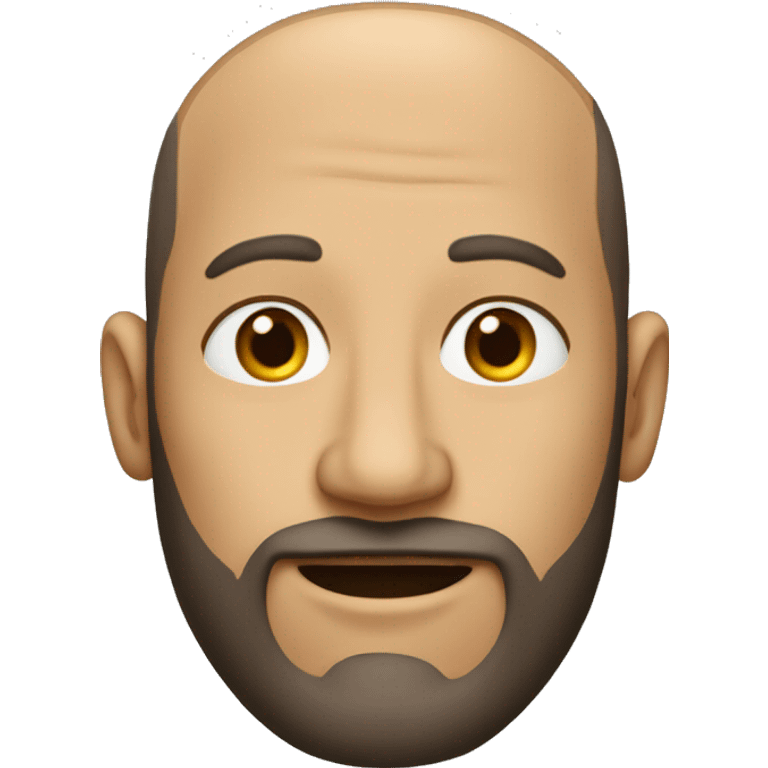 balding 40-year-old man with full stubble emoji