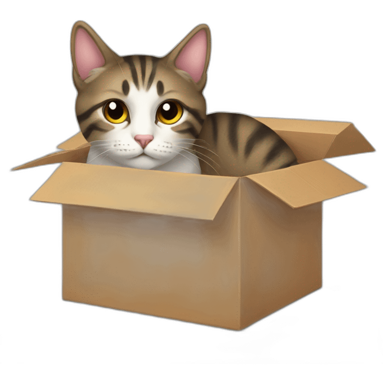 cat in the box emoji