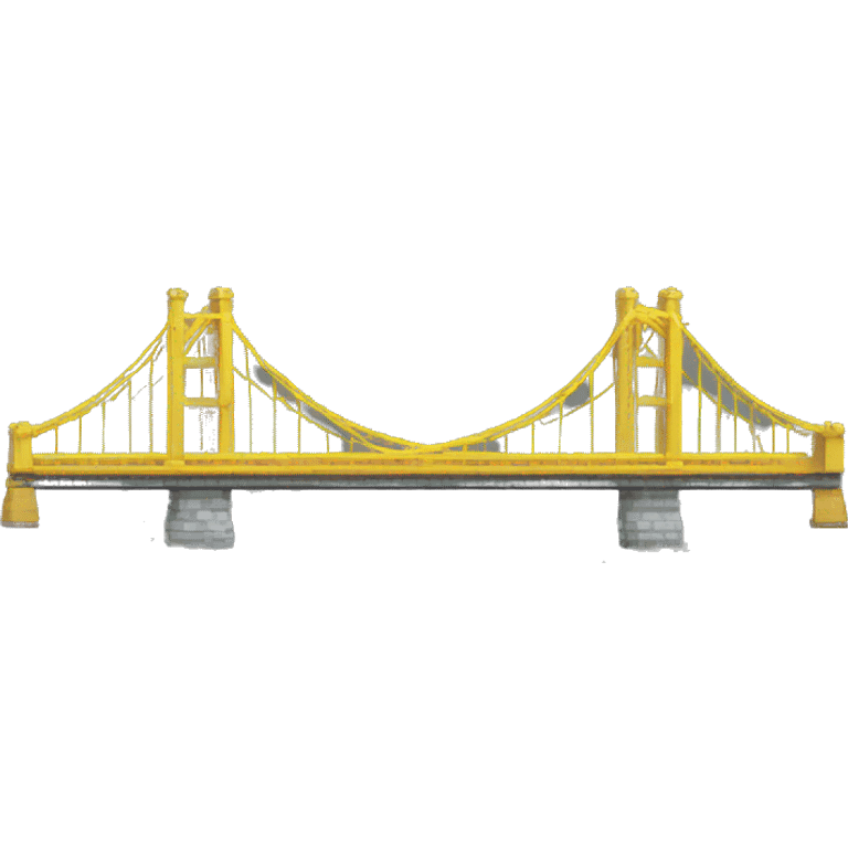 pixel art yellow bridge emoji