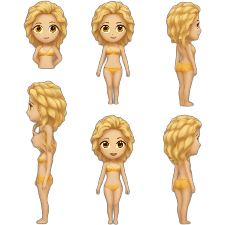 shakira body emoji