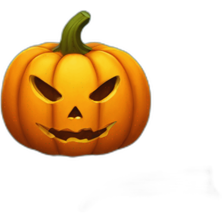 A halloween pumpkin reading a book emoji