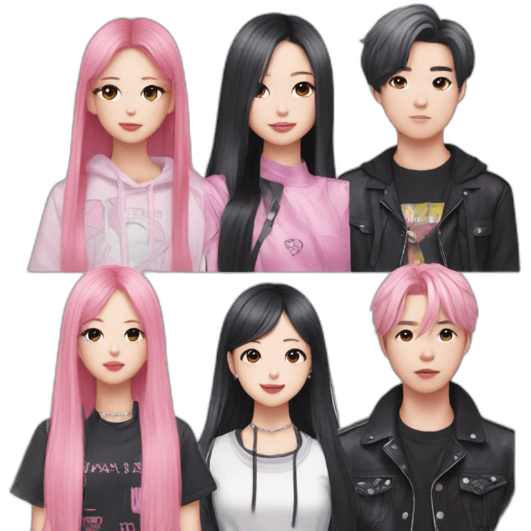 Blackpink and bts  emoji