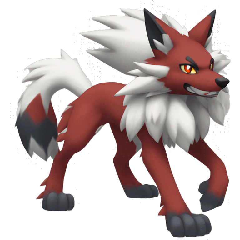  Incineroar Zoroark Lycanroc Fakemon emoji