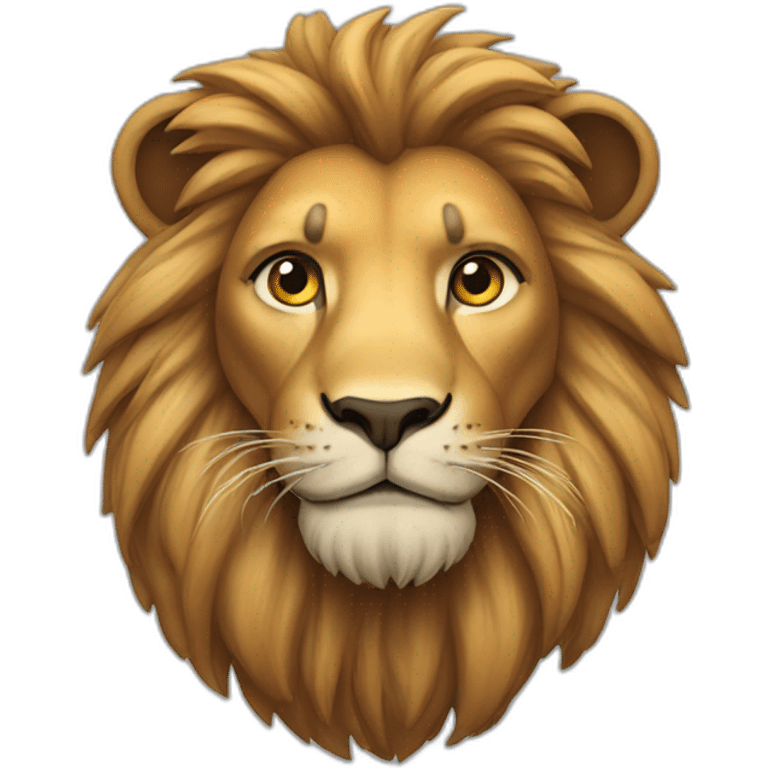 lion detailed emoji