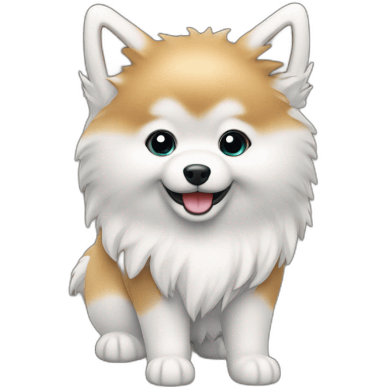 Un spitz da Ns un corner de Glace emoji