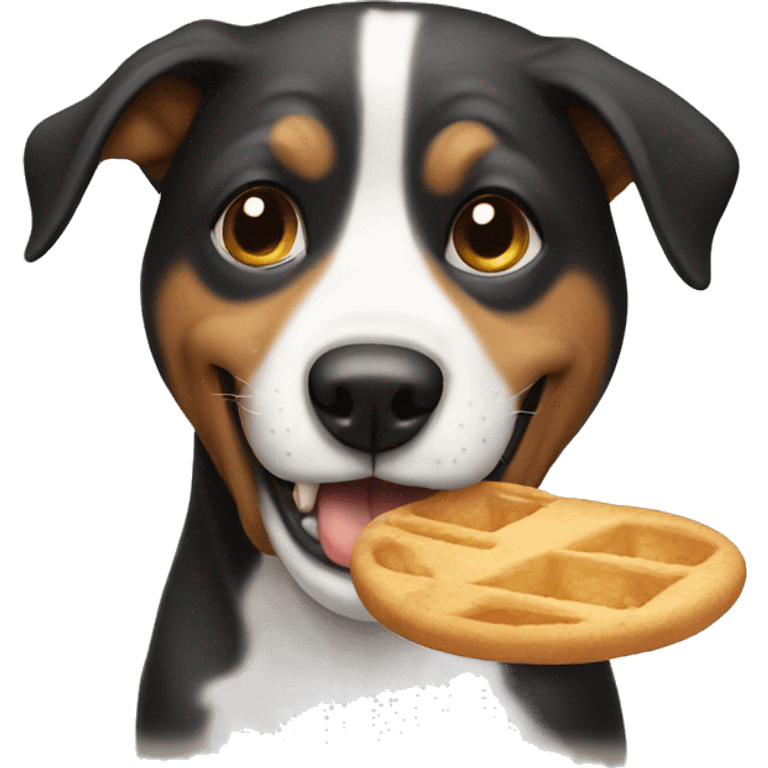 Dog eating  emoji