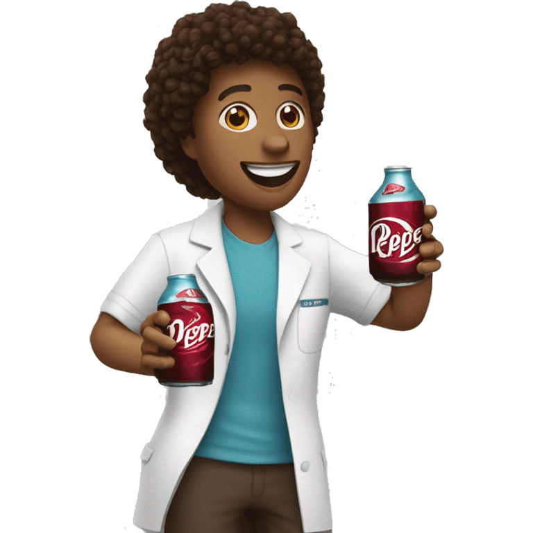 Kirua wirh a dr pepper emoji