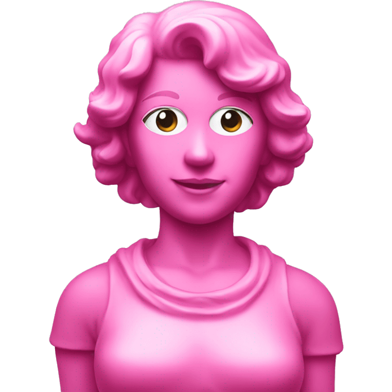 Pink statue emoji