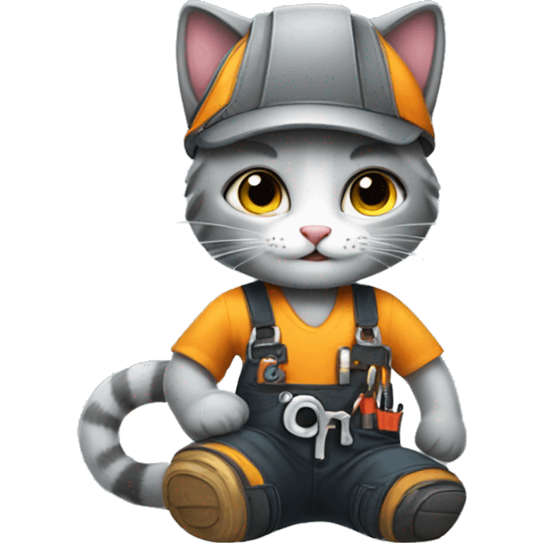 kitty mechanic emoji