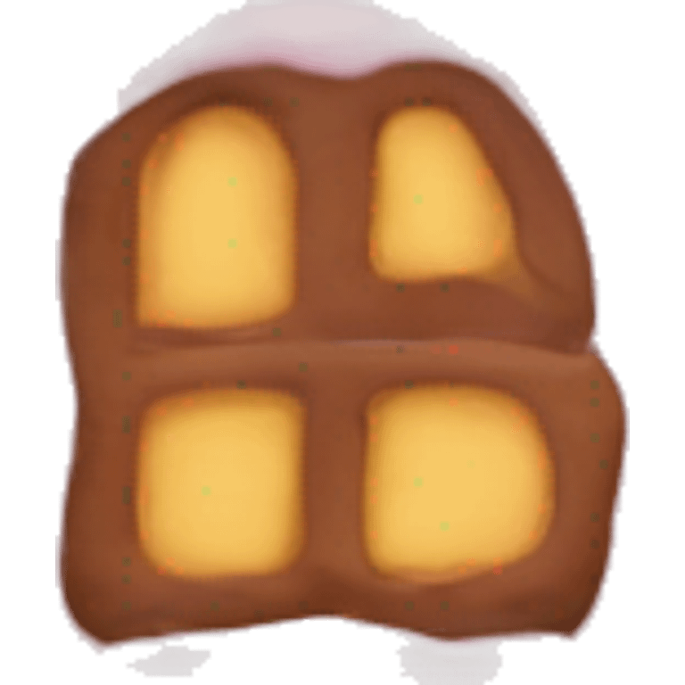 light pink gingerbread house emoji