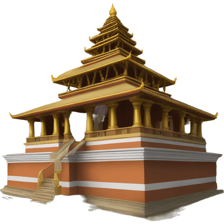 Sri Lankan Buddhist  temple  emoji