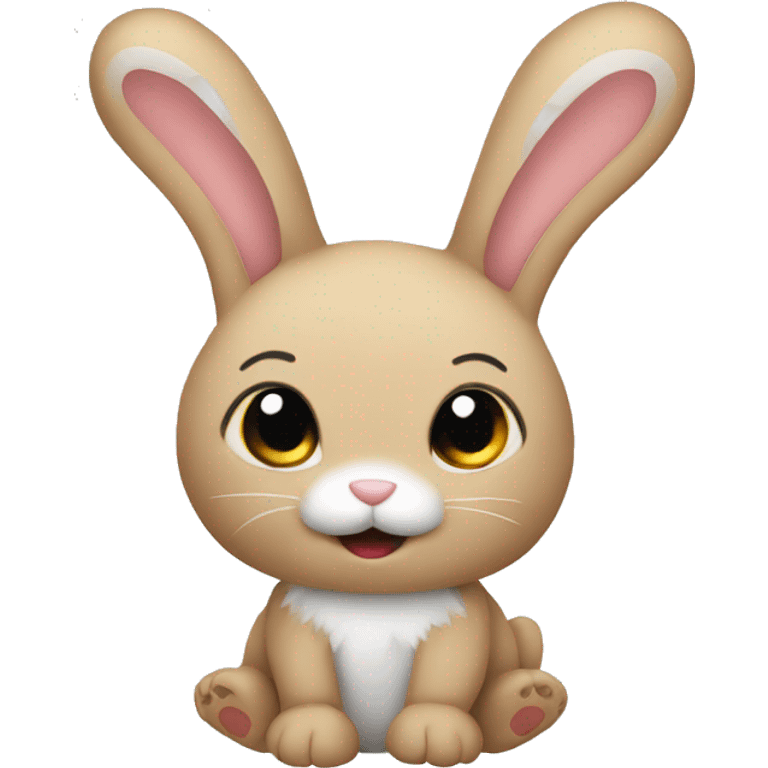 Bunny stuffed animal emoji