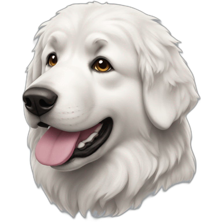 Great Pyrenees dog emoji