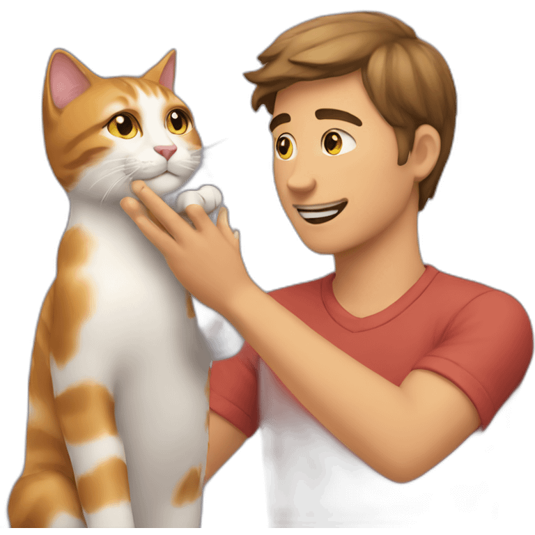 patting a cat emoji