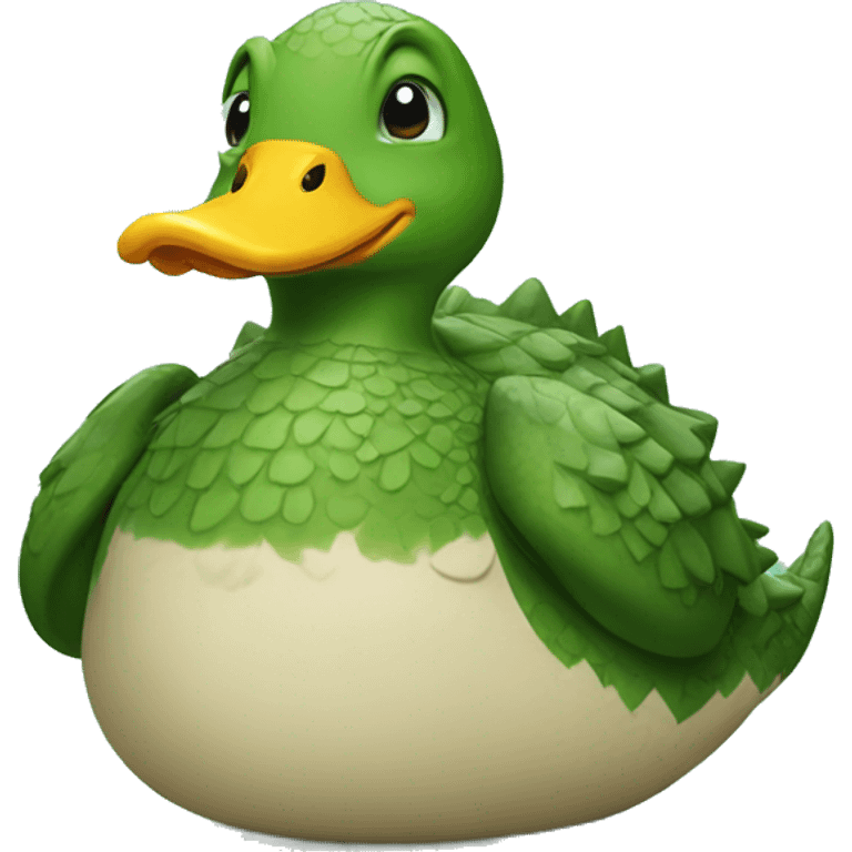 Crocodile duck emoji