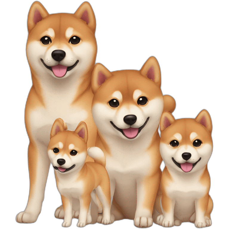 shiba dog babies emoji