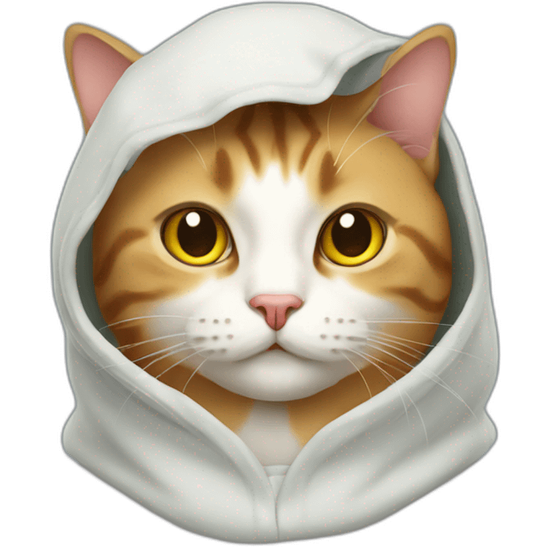 Cat wearing a jellaba emoji