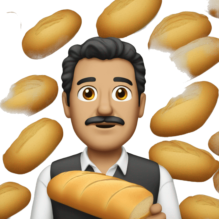 escobar with lot of bread  emoji