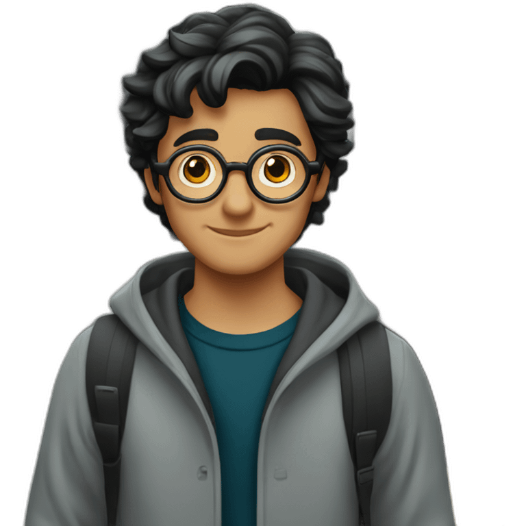 harry potter  at train platform emoji