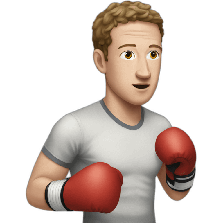 Zuckerberg boxing emoji