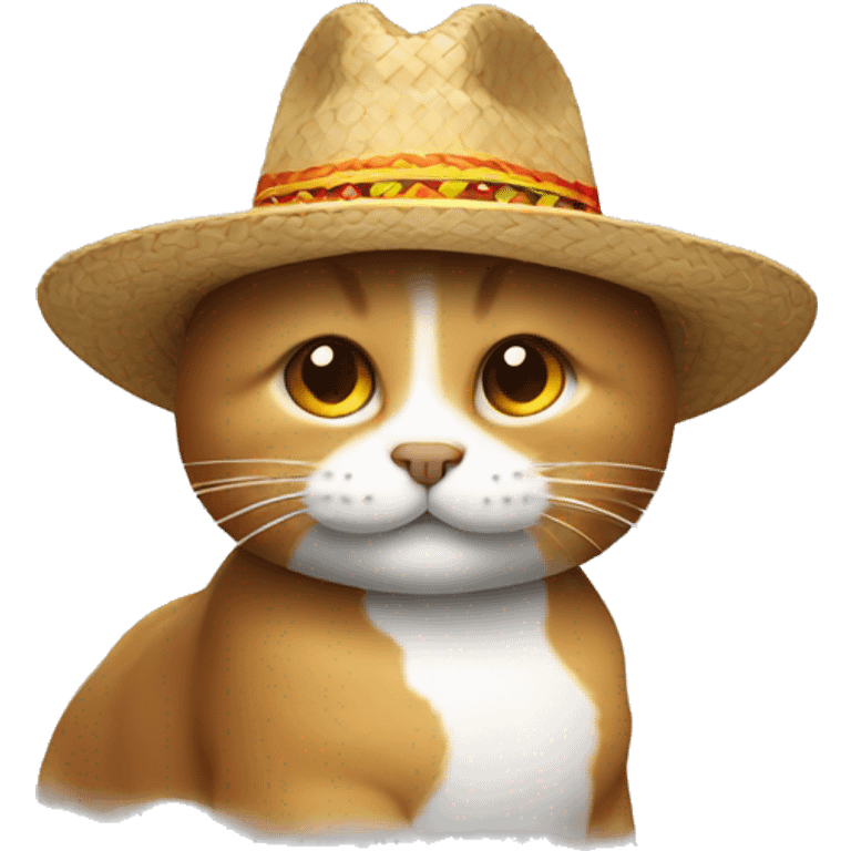 gato usando sombrero emoji