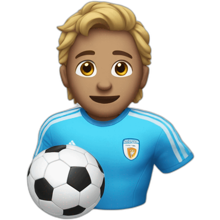 freezer playing soccer emoji