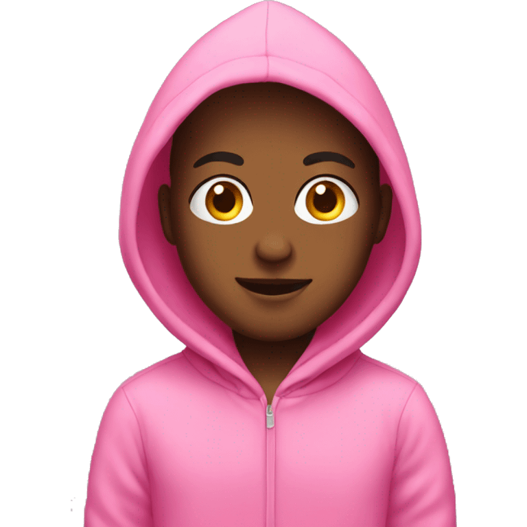 Pink hoodie  emoji